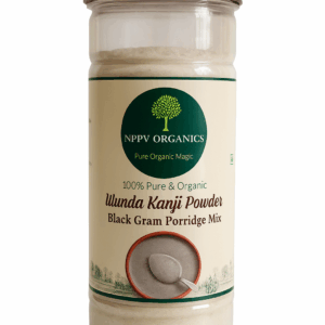 NPPV Organics Ulundha Kanji Powder | Black Gram Porridge Mix | 100% Organic & Nutrient-Rich (500g)