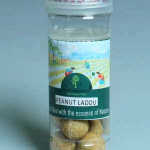 NPPV Organics Peanut Laddu | Traditional Groundnut Jaggery Balls | Protein-Rich Healthy Sweet (500 g)