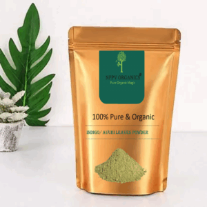 NPPV Organics Avuri (Indigo Leaf) Powder | 100% Natural Hair Color & Care | Chemical-Free Herbal Hair Treatment – 100g