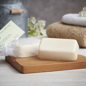 NPPV Organics Homemade Goat Milk Soap | Natural Skin Care | Chemical-Free Bathing Bar | Pack of 2 (100 g Each)