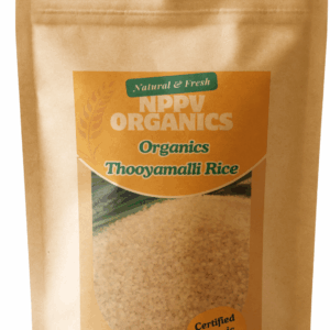 NPPV Organics Thooyamalli Traditional Rice | 100% Natural & Unpolished | Soft & Aromatic Tamil Nadu Variety | 1 kg