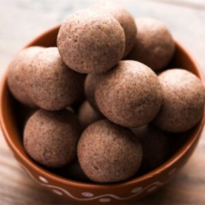 NPPV Organics Thinai Laddu / Foxtail Millet Laddu | Traditional Millet Jaggery Sweet | Healthy Snack (500 g)